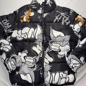 Tom And Jerry Jacket Limited Edition Puffer Jacket Size Large